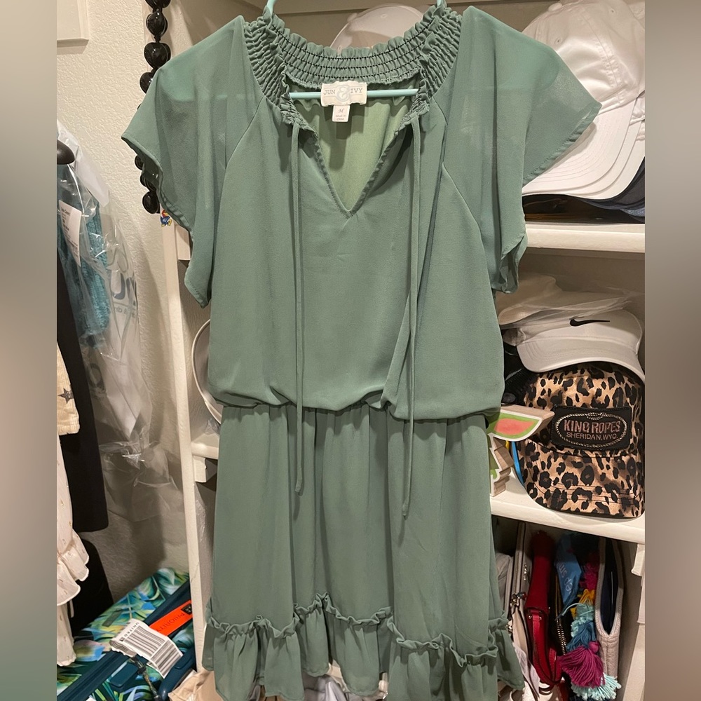 Sage dress